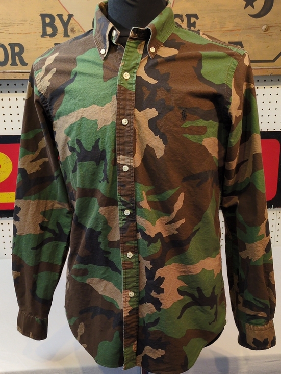 Ralph Lauren Other - Ralph Lauren Camo Button Down LS Shirt Medium